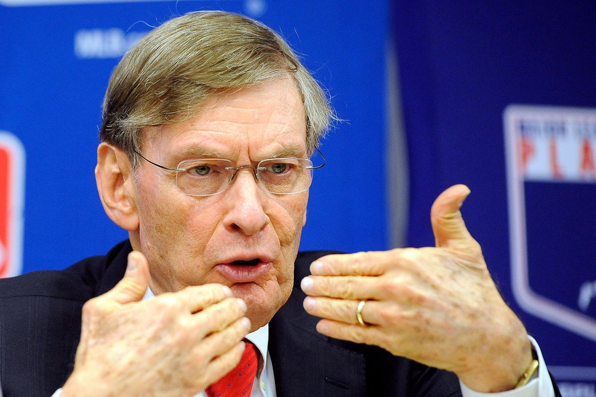 Major League Baseball Commissioner Bud Selig.  (Photo by Patrick McDermott/Getty Images)