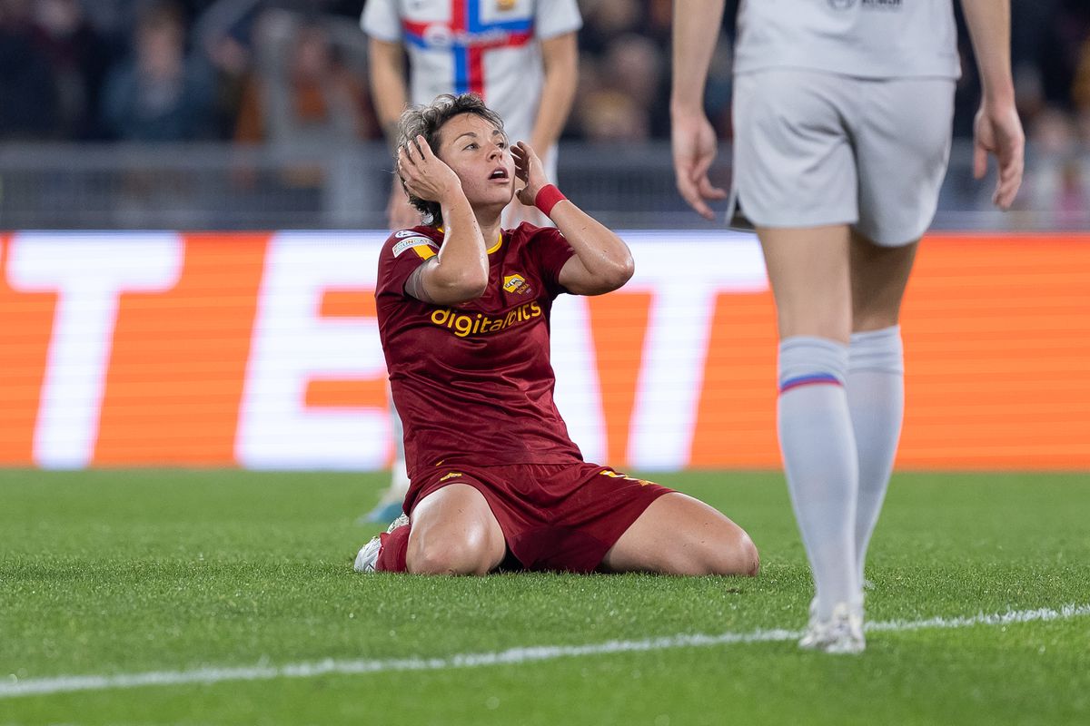 AS Roma v FC Barcelona: Quarter-Final 1st Leg - UEFA Women’s Champions League