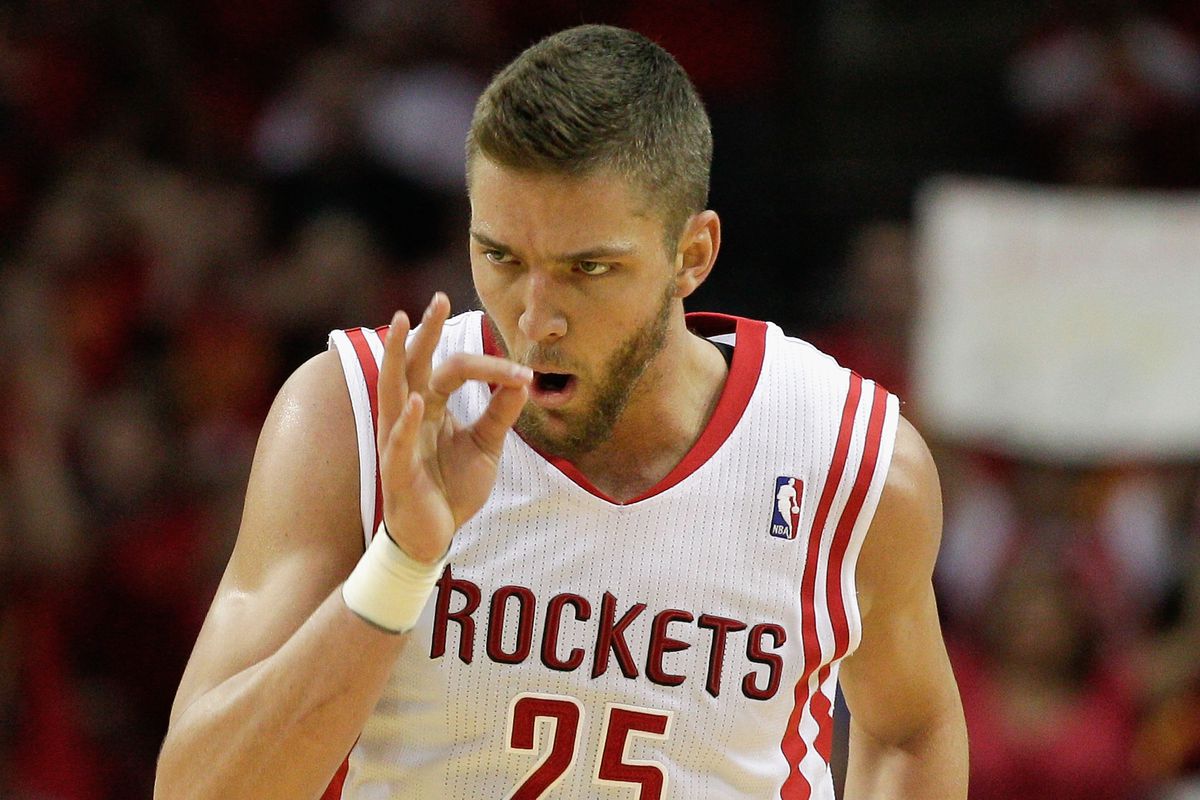 Parsons smokes an invisible cigarette after hitting a 3-pointer.