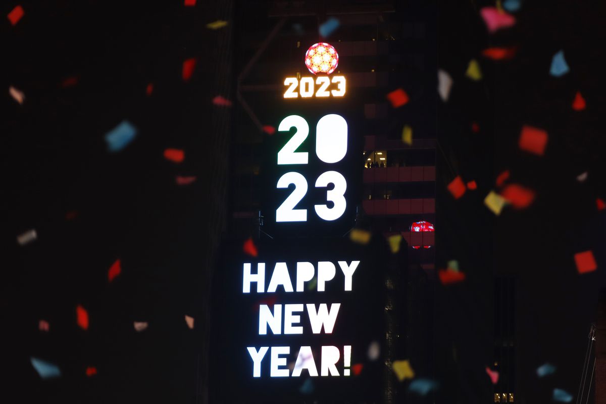 New Year’s Eve in Times Square in New York City