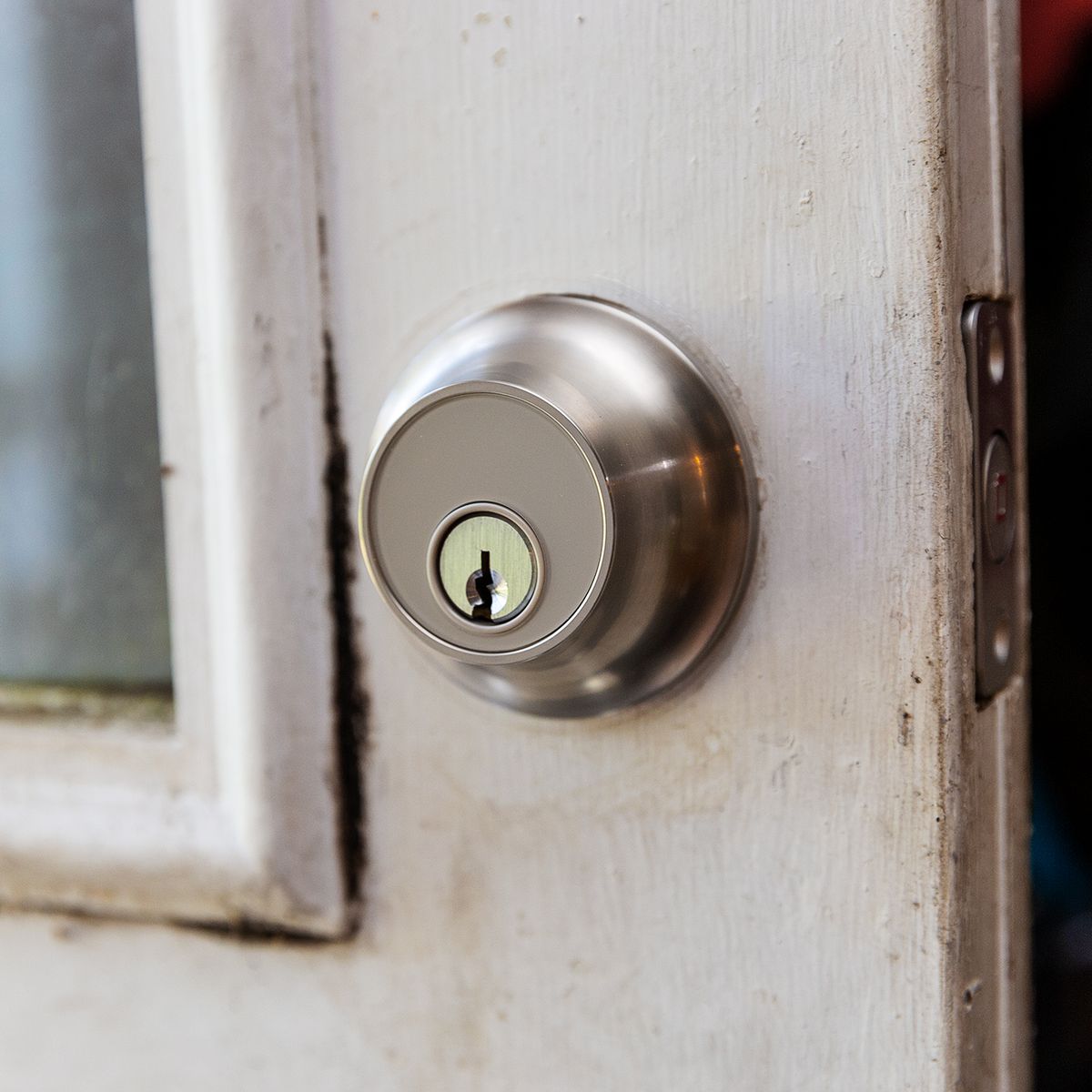 Una llave de cerradura de puerta