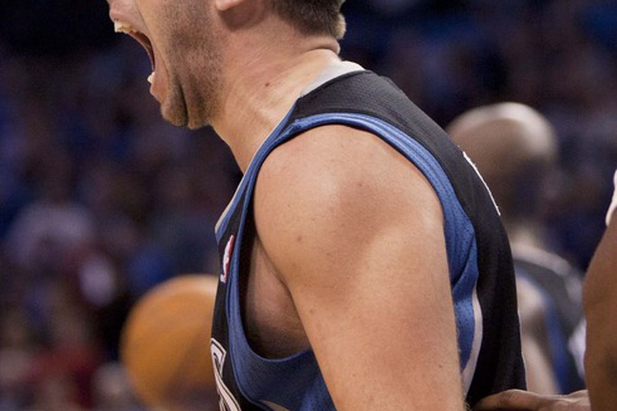 This would be more intimidating if Barea had a legitimately fierce mouth.