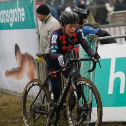 Sophie De Boer came into the race with an outside shot at the Superprestige title.