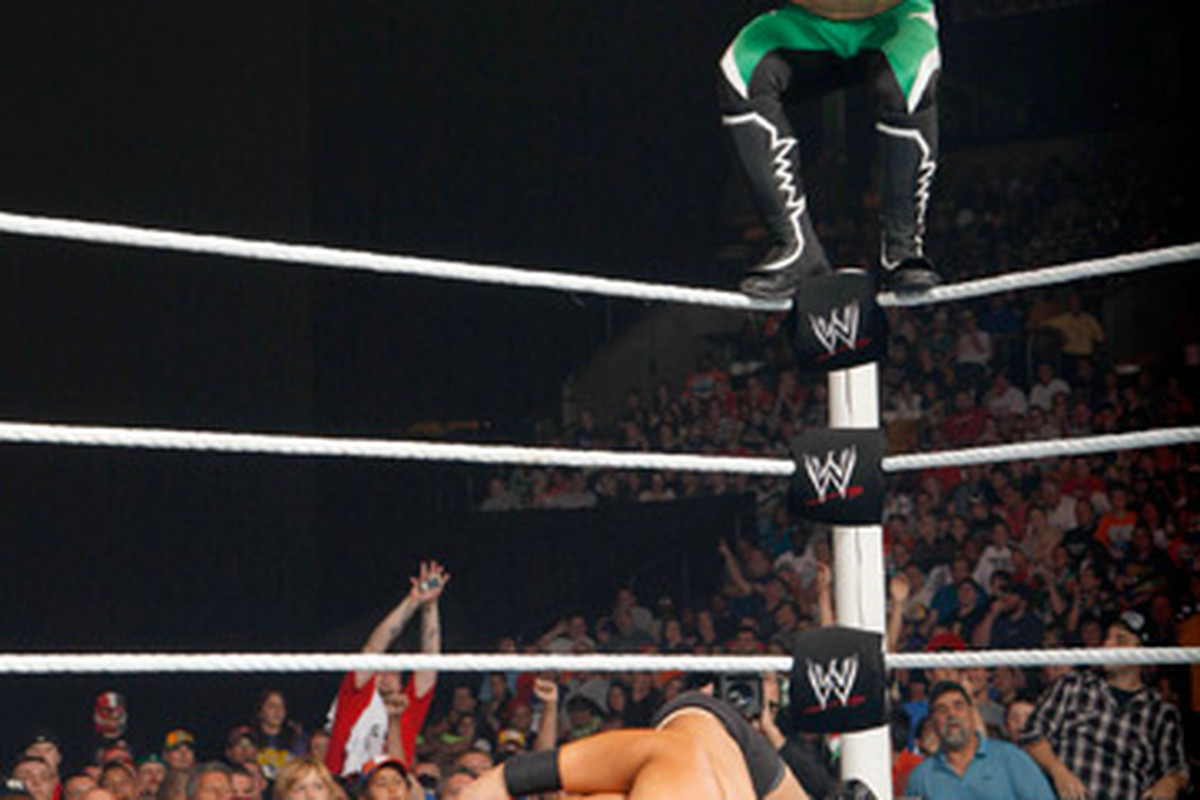 Kaval about to deliver the Warrior's Way to Michael McGillicutty. Photo courtesy of WWE.com