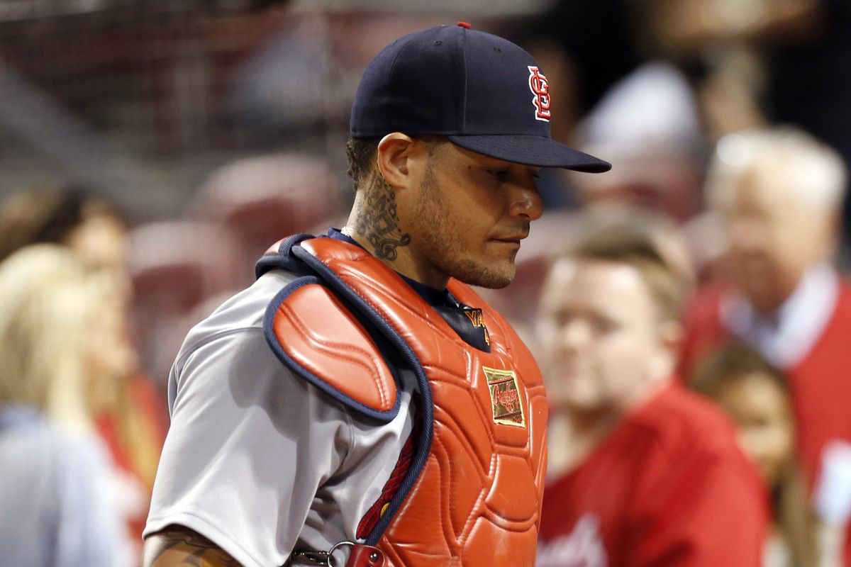 this is a photo of yadier molina - it is the first one in the editor