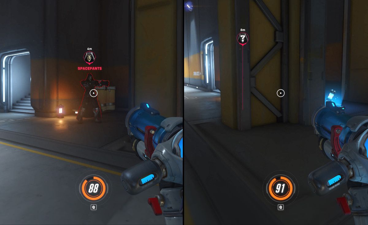 Mei targets Reaper in Overwatch 2's new ping system