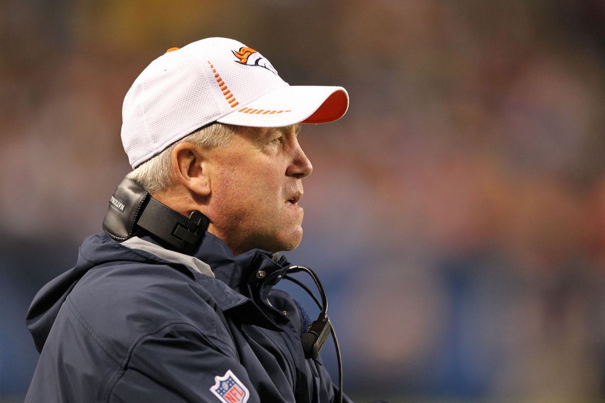 Aug 9, 2012; Chicago, IL, USA; Denver Broncos head coach John Fox during the game against the Chicago Bears at Soldier Field.  Mandatory Credit: Matthew Emmons-US PRESSWIRE