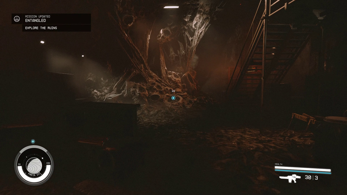 The player walks up to a Cataxi nest in Starfield’s Entangled mission