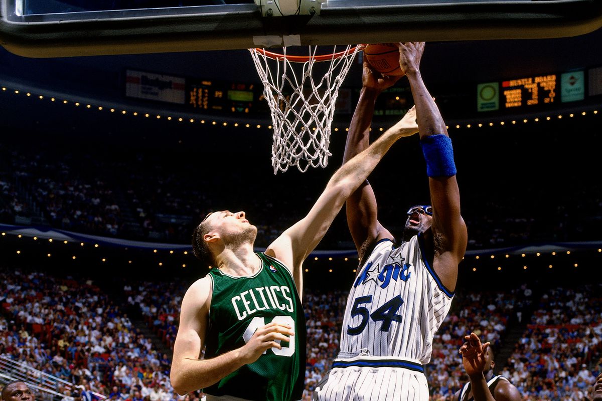 1995 NBA Playoffs: First Round - Game One: Boston Celtics v Orlando Magic