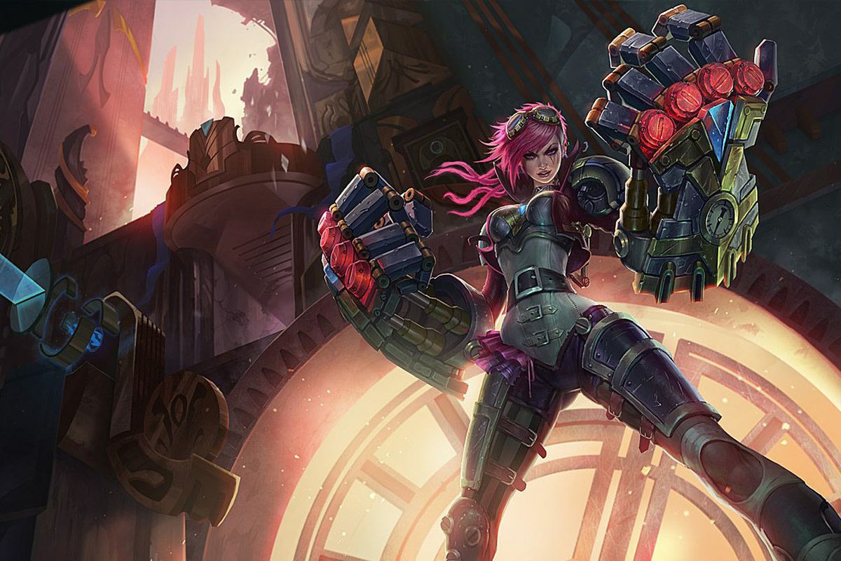 Artwork of Vi from League of Legends