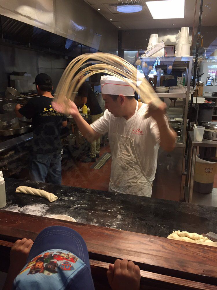 Watch as the chefs whip long strands of noodles into shape at LanZhou Ramen on Buford Highway. 