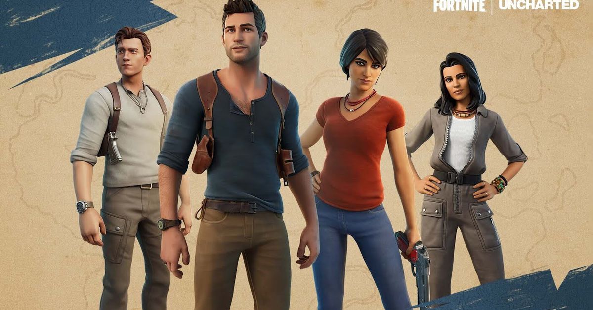 Fortnite Uncharted: Nathan Drake and Tom Holland skins confirmed – The Verge