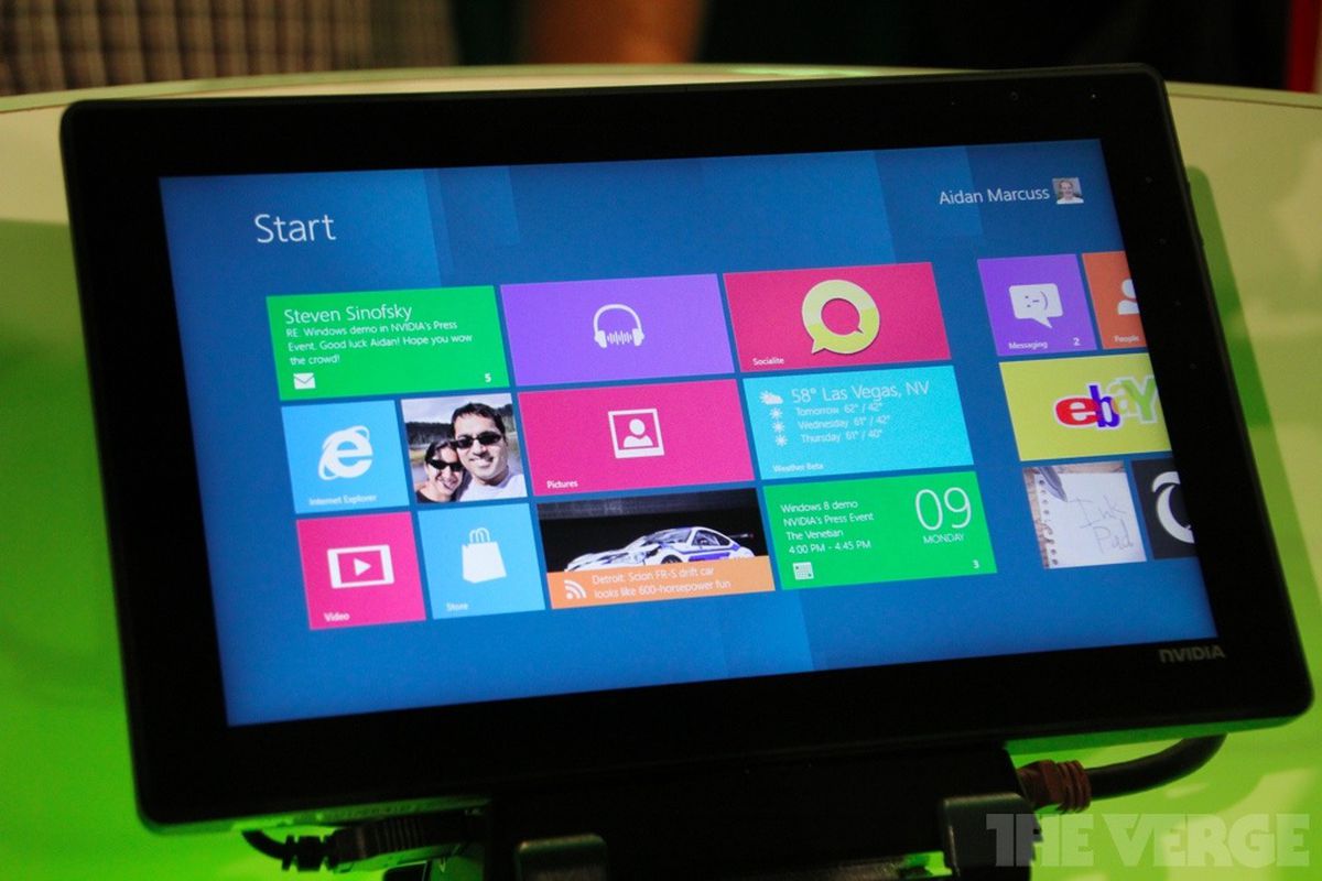 Gallery Photo: Nvidia's Tegra 3 Windows 8 reference tablet pictures