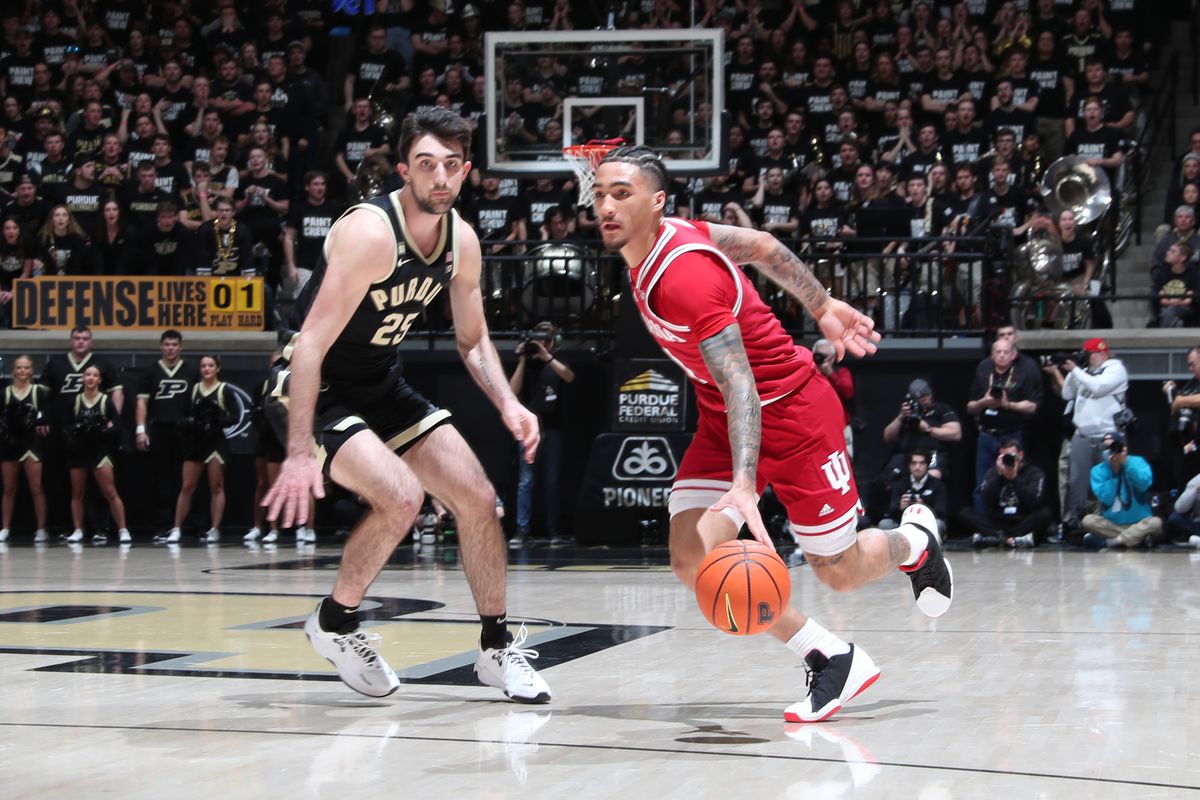 COLLEGE BASKETBALL: FEB 25 Indiana at Purdue