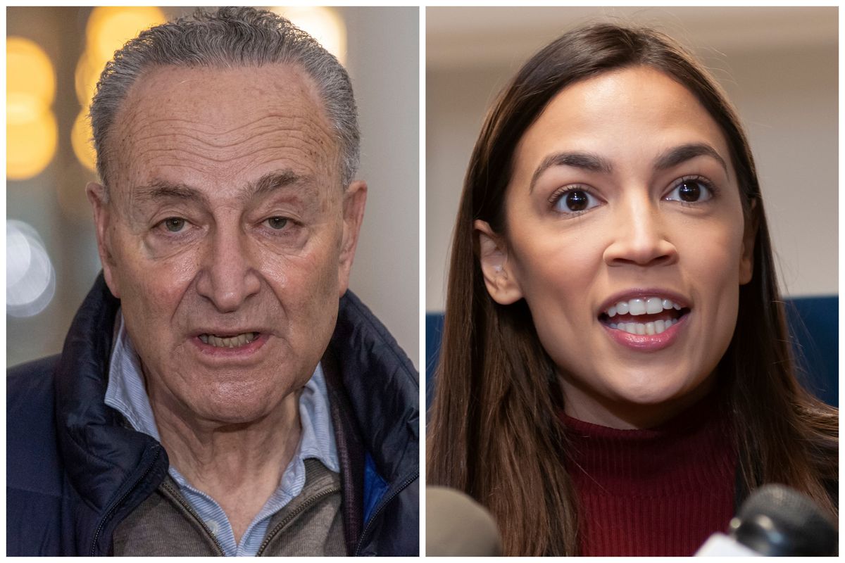 Senate Majority Leader Charles Schumer and Congressmember Alexandria Ocasio-Cortez announced a plan to help families with burial cots for victims of the coronavirus.