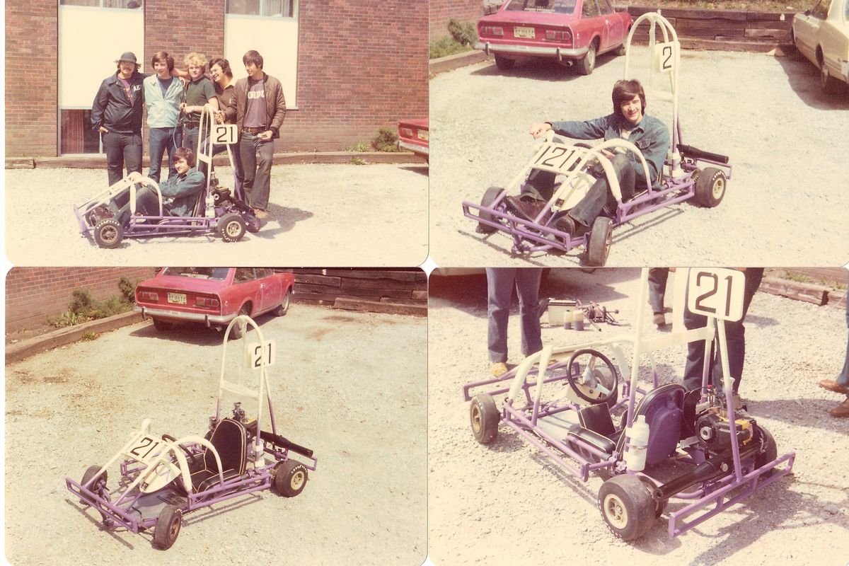 Special thanks to Greg Holcomb for providing pictures from the 1975 Alpha Kappa Lambda’s Grand Prix Team.