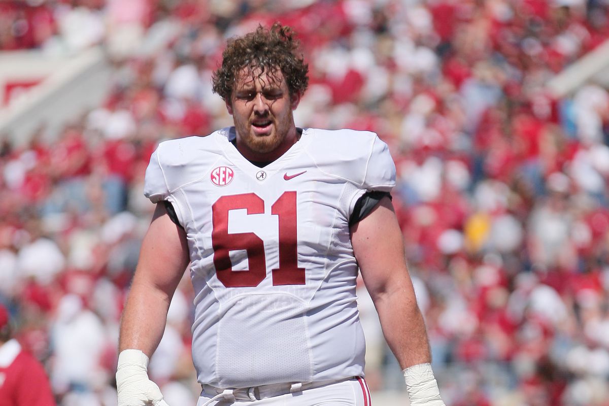 Alabama offensive lineman Anthony Steen