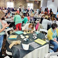 Nationally known DIY bloggers meet together to create, learn and network as part of the SNAP! Creativity conference held over the weekend at Thanksgiving Point.