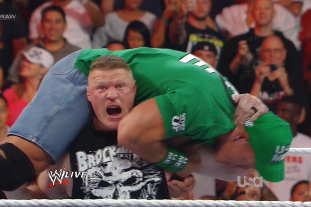 Brock Lesnar is back in WWE. 