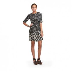 Thakoon for Target Printed Tie-Waist Dress in Black/White $39.99