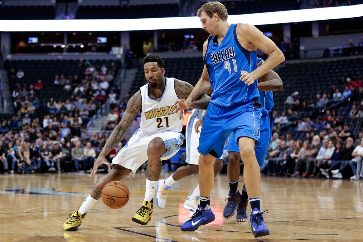 NBA: Preseason-Dallas Mavericks at Denver Nuggets