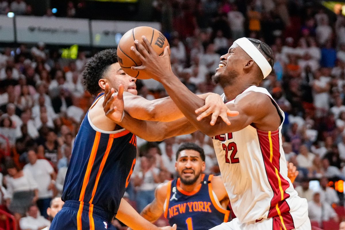 NBA: Playoffs-New York Knicks at Miami Heat