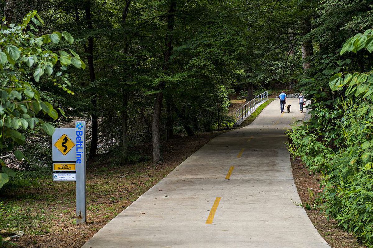 A photo of the Beltline trail