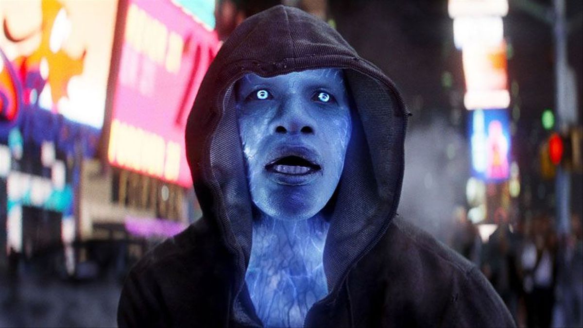 Jamie Foxx as Electro in Amazing Spider-Man 2. 