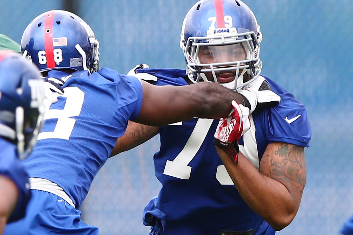 Damontre Moore could be in line for a bigger role than expected if Jason Pierre-Paul is not ready to start the season