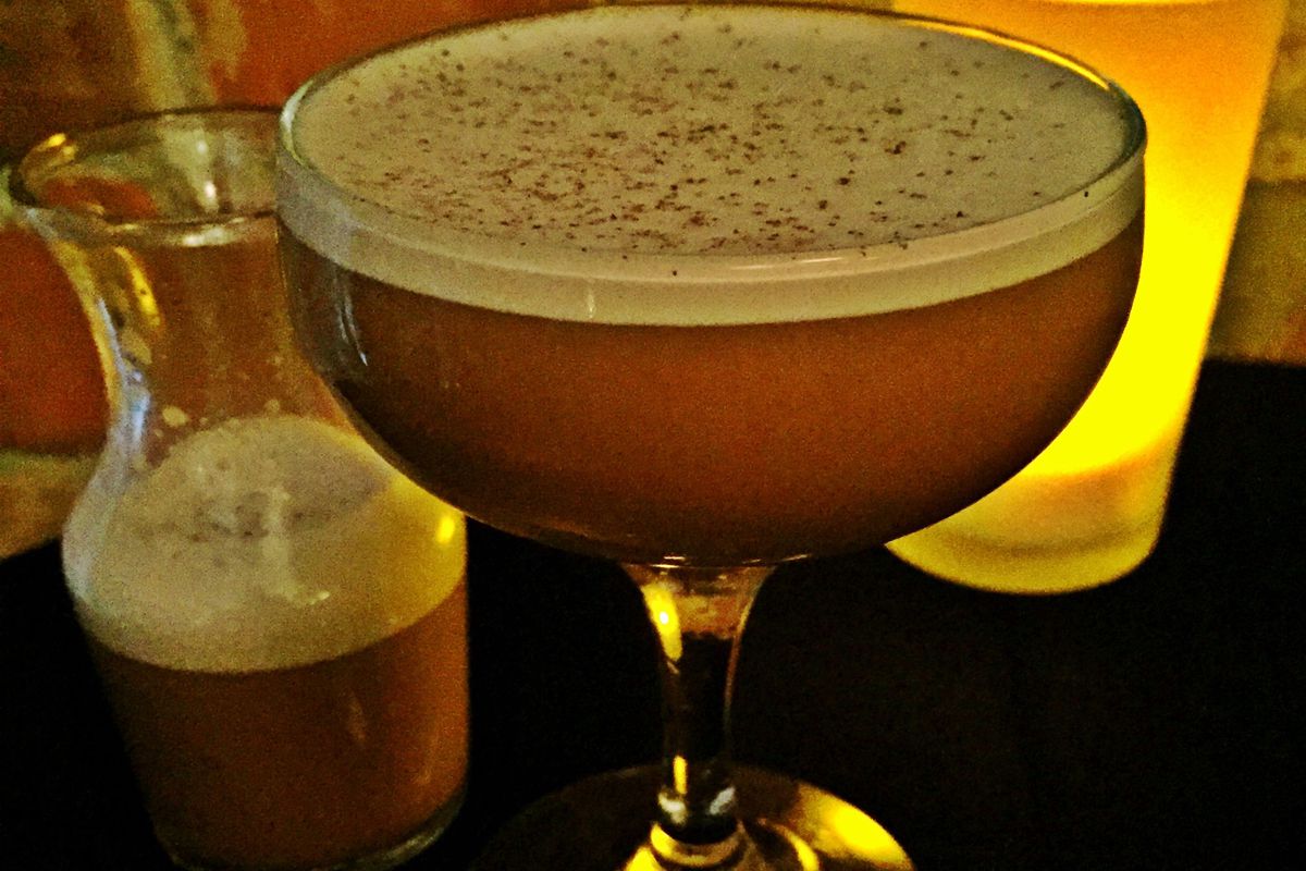 The "Improved Coffee Cocktail" at The Sugar House.