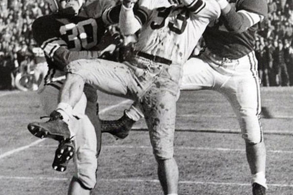 Wilford "Whizzer" White making a catch in traffic (Photo: ASU)
