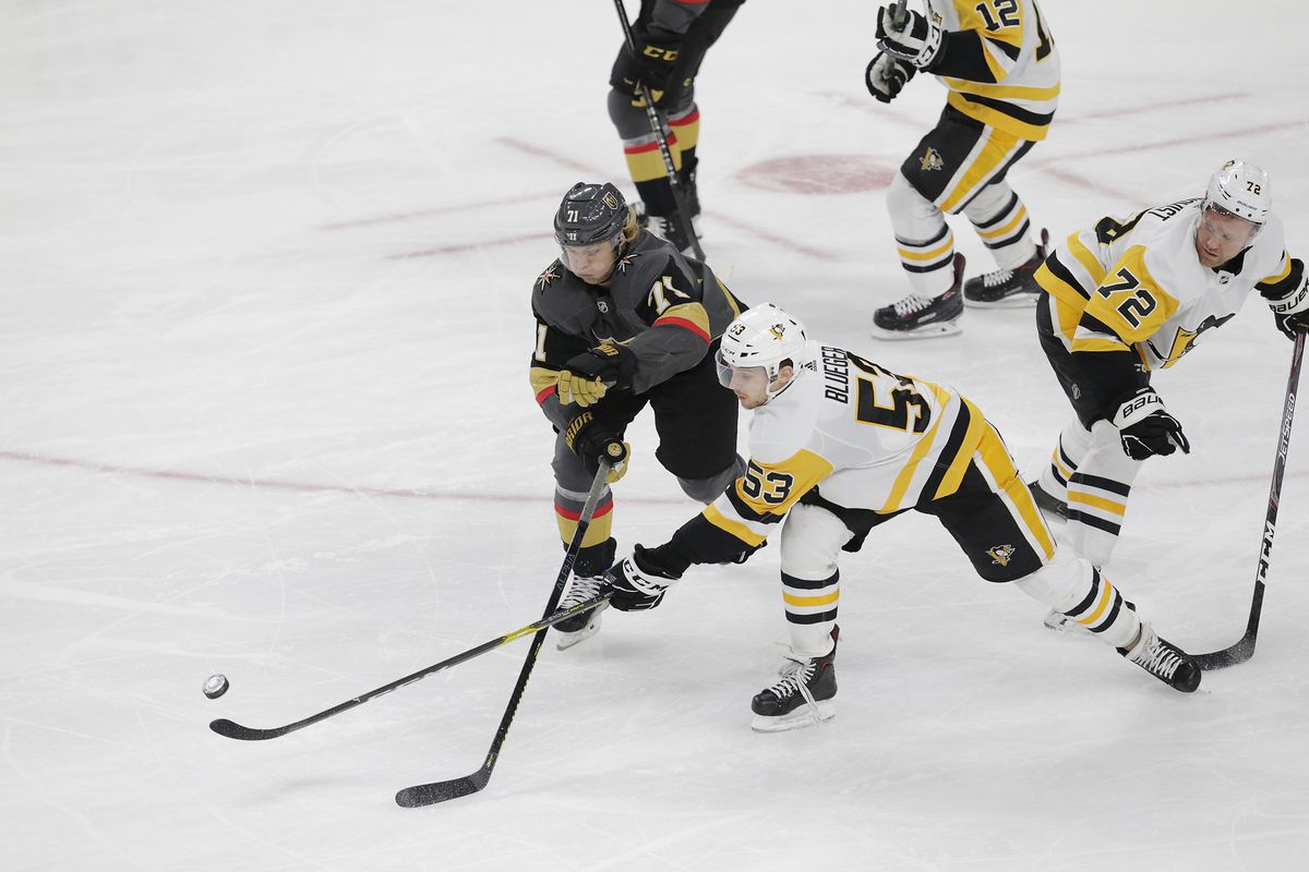 NHL: JAN 07 Penguins at Golden Knights