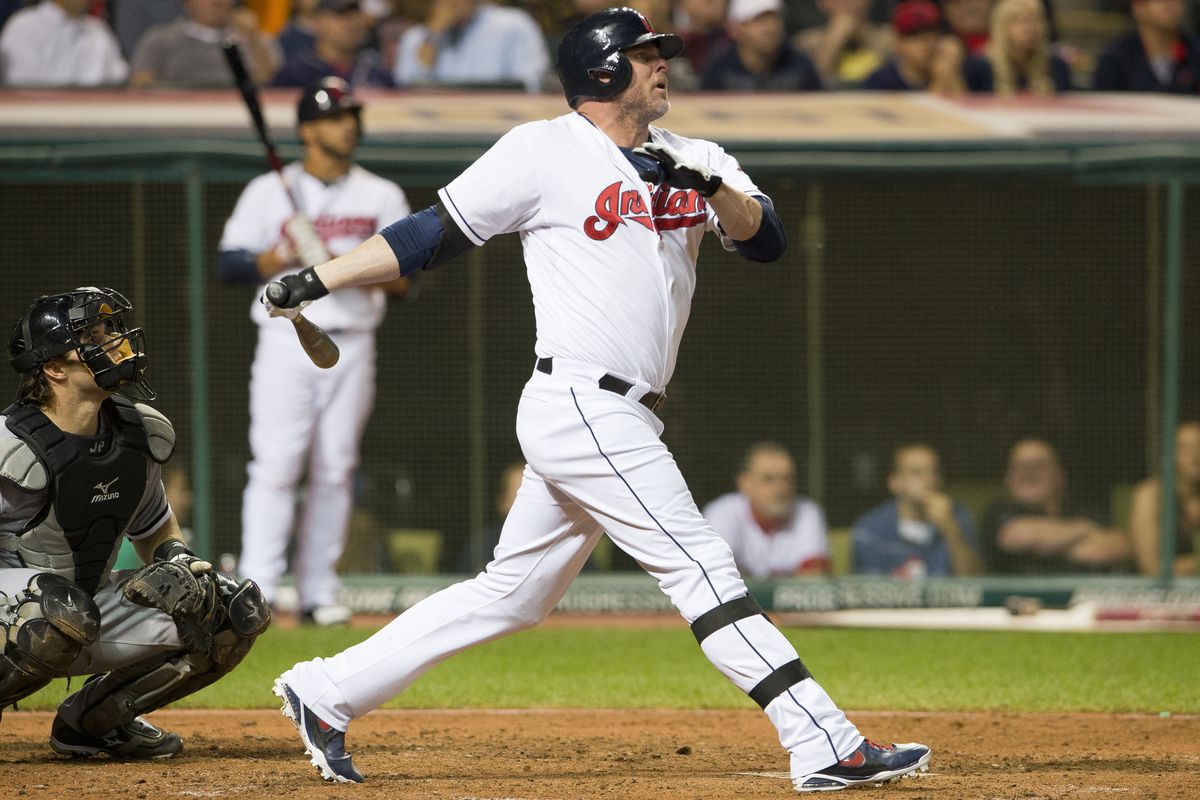 Jason Giambi is old, but he can still hit the ball far.