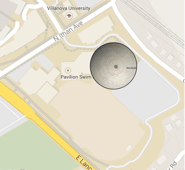 VU Athletics Footprint With Domed Arena
