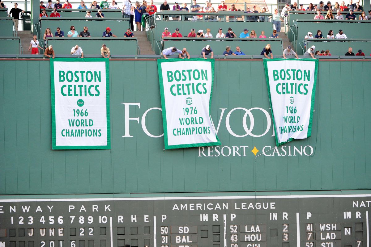 celtics championship banners