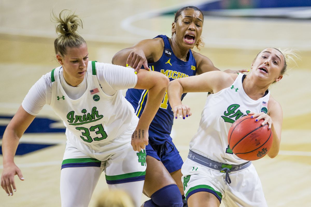NCAA Womens Basketball: Michigan at Notre Dame