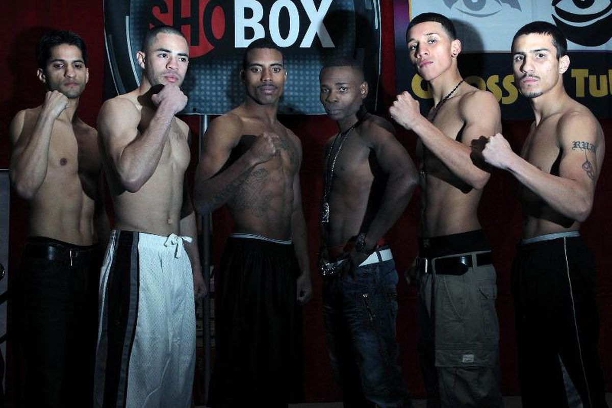 All fighters made weight for tomorrow's ShoBox triple-header. (Photo by Tom Casino/Showtime)
