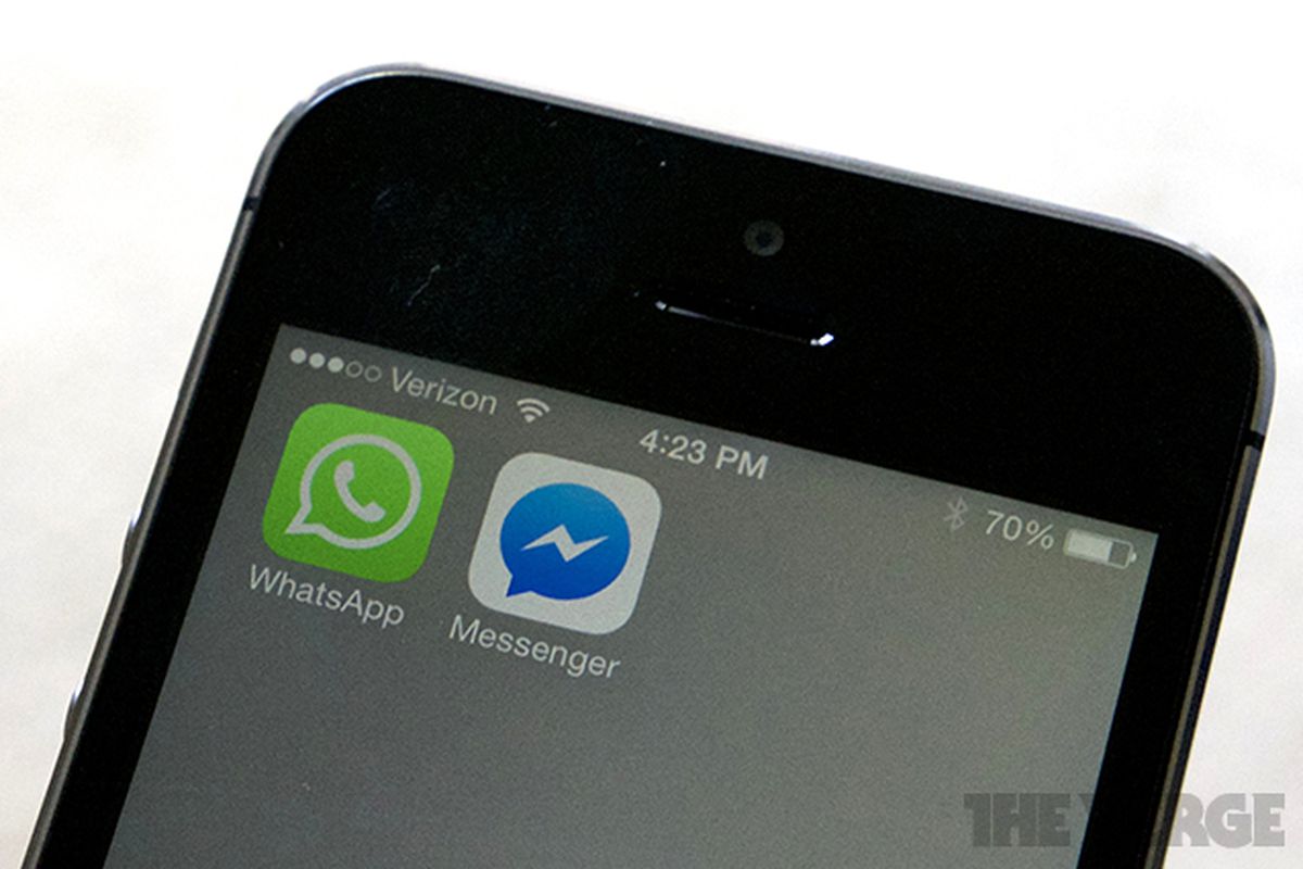 WhatsApp Facebook Messenger (STOCK)