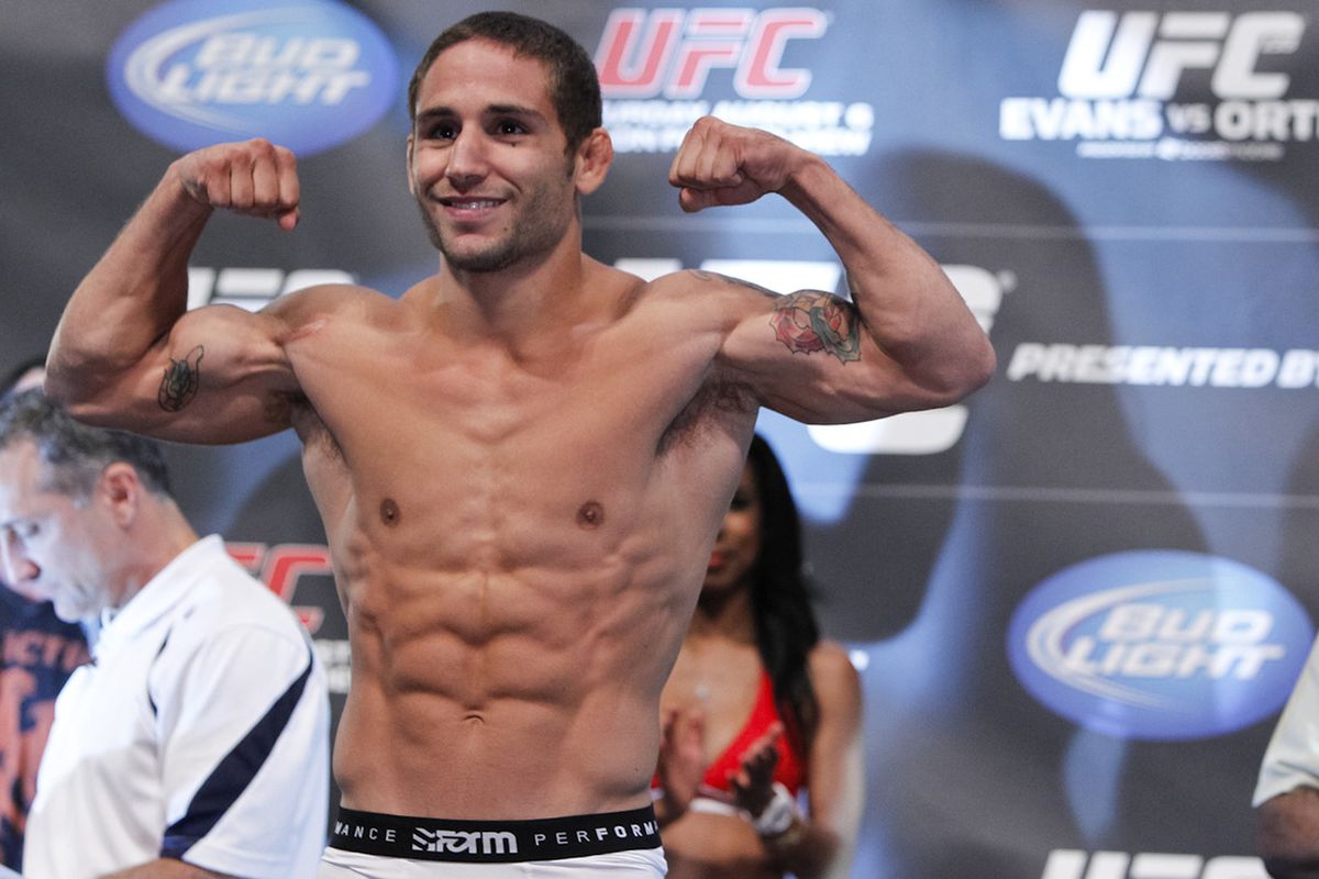 Chad Mendes will try to get closer to another title shot when he faces Cody McKenzie at UFC 148 on Saturday night (Esther Lin, MMA Fighting).