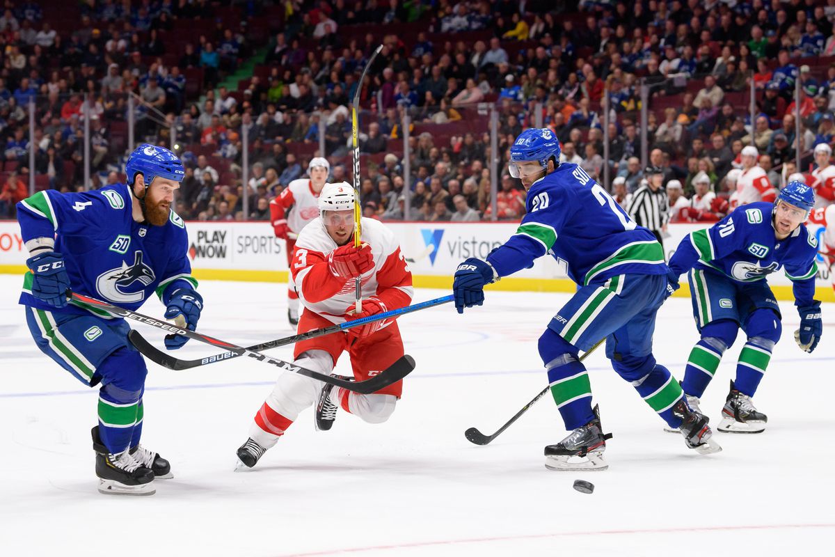 NHL: OCT 15 Red Wings at Canucks