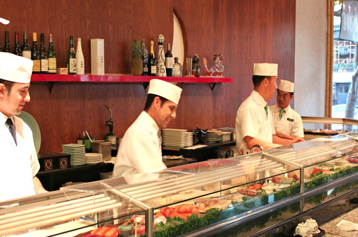 The sushi chefs at Taka Suhi.