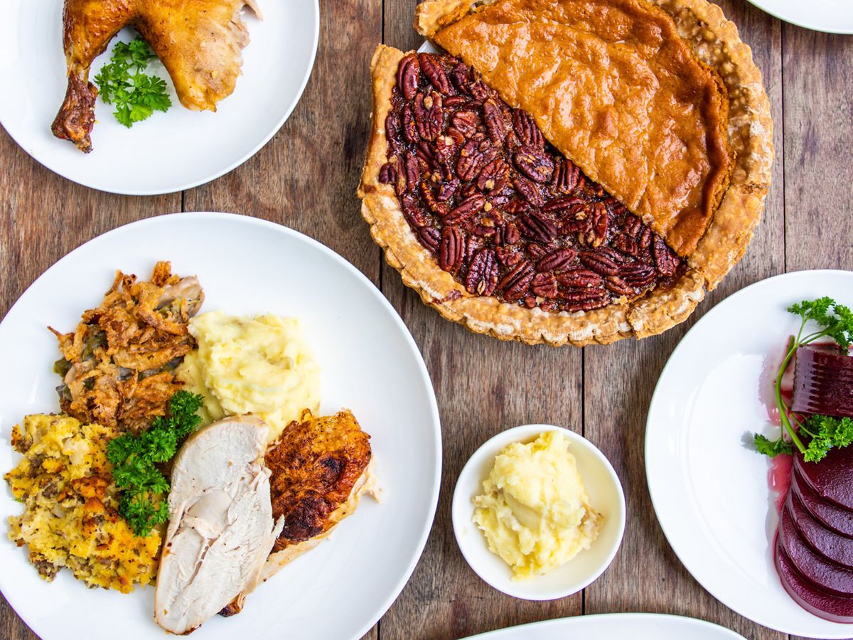 Thanksgiving dishes from Foxy’s
