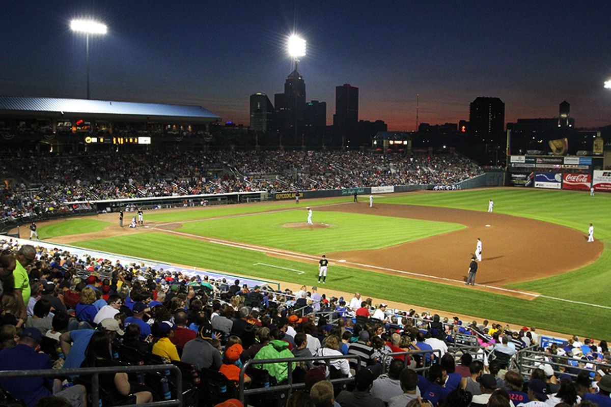 Principal Park in Des Moines, home of the Iowa Cubs