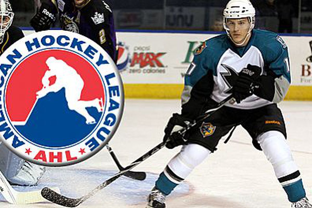 After registering six points {4-2-6} and a plus-6 rating in four games last week, Worcester Sharks forward Tommy Wingels was named the Reebok/AHL Player of the Week for the period ending Dec. 18.  <strong>Photo courtesy of www.sharksahl.com</strong>