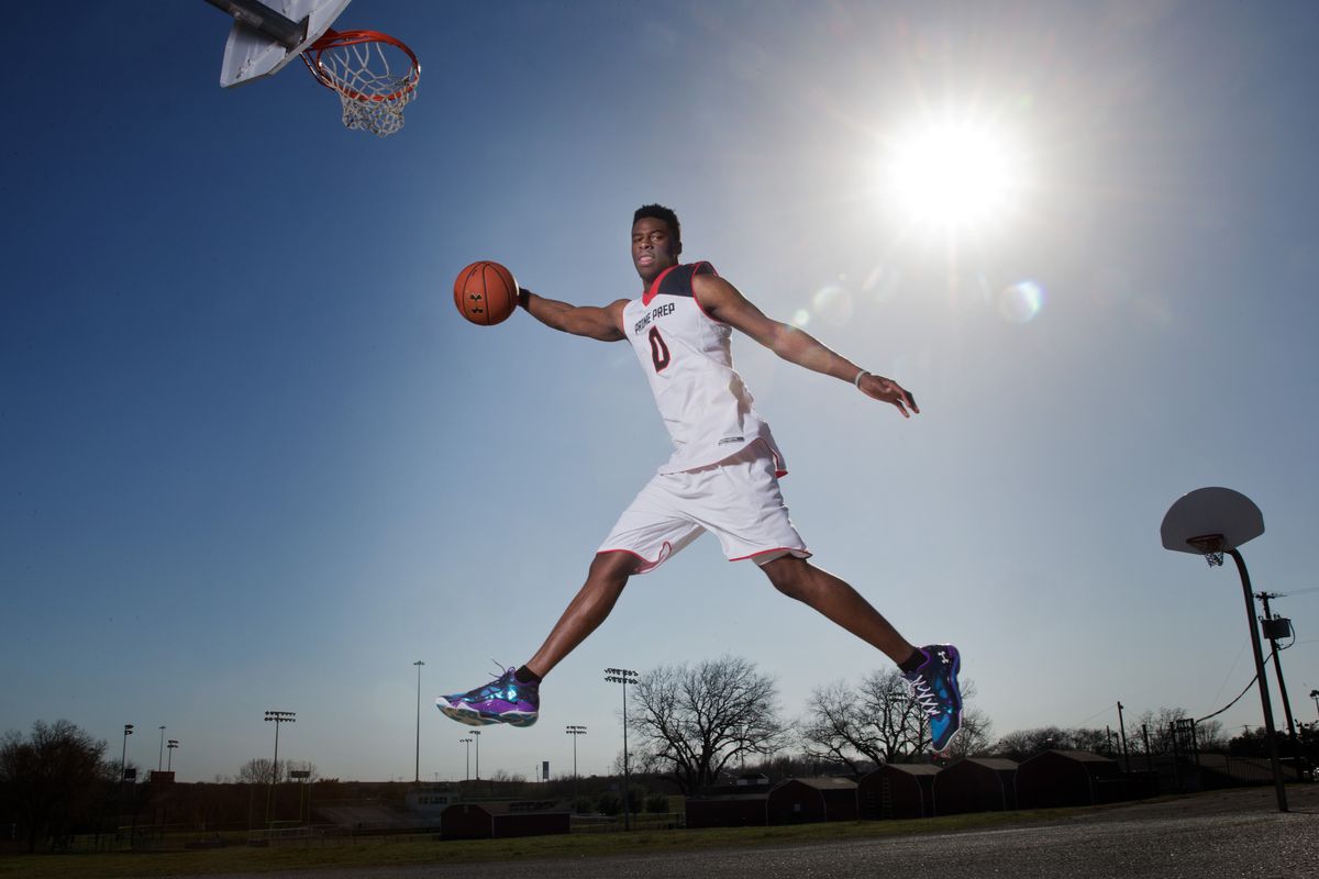 I believe I can fly. Emmanuel Mudiay coming out of high school. 