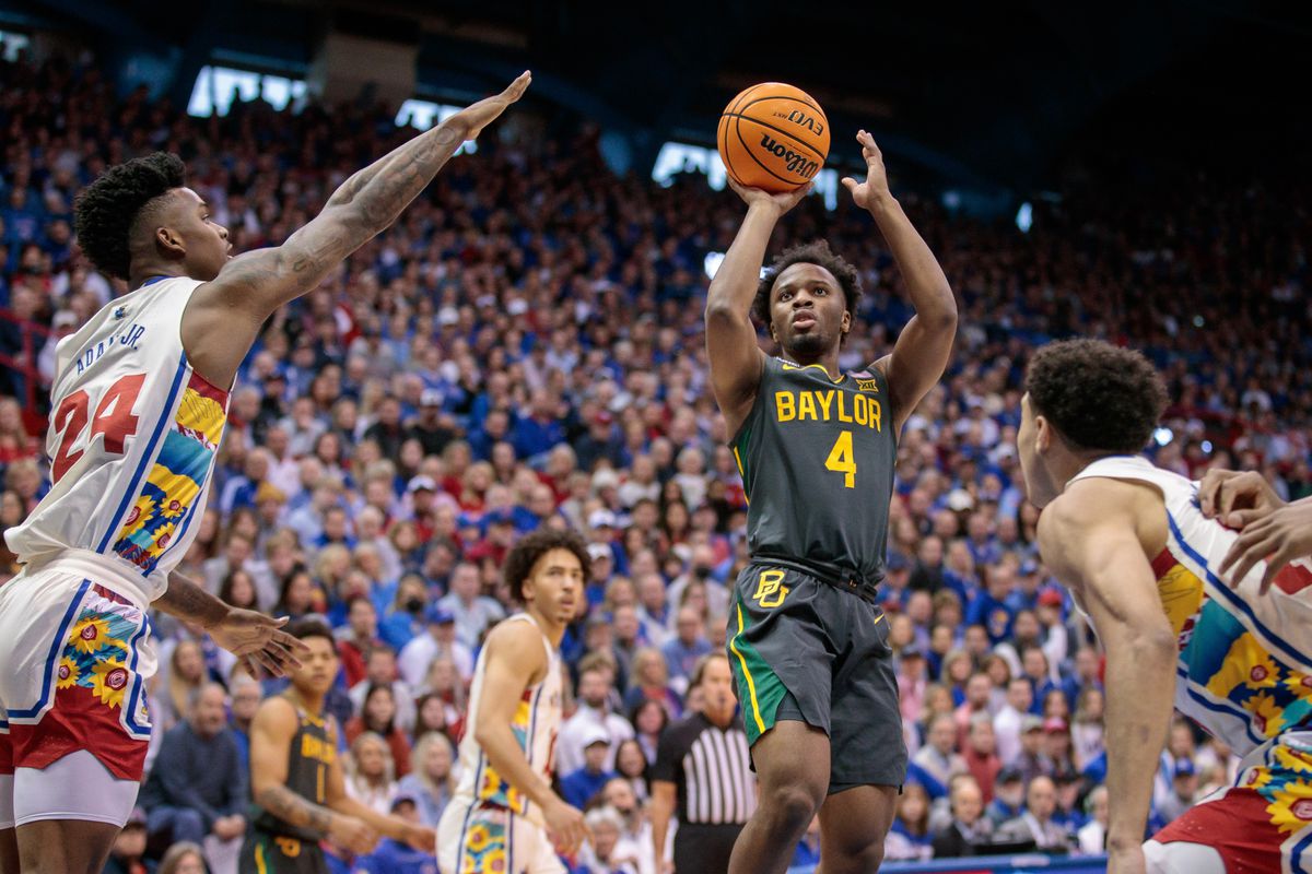 NCAA Basketball: Baylor at Kansas