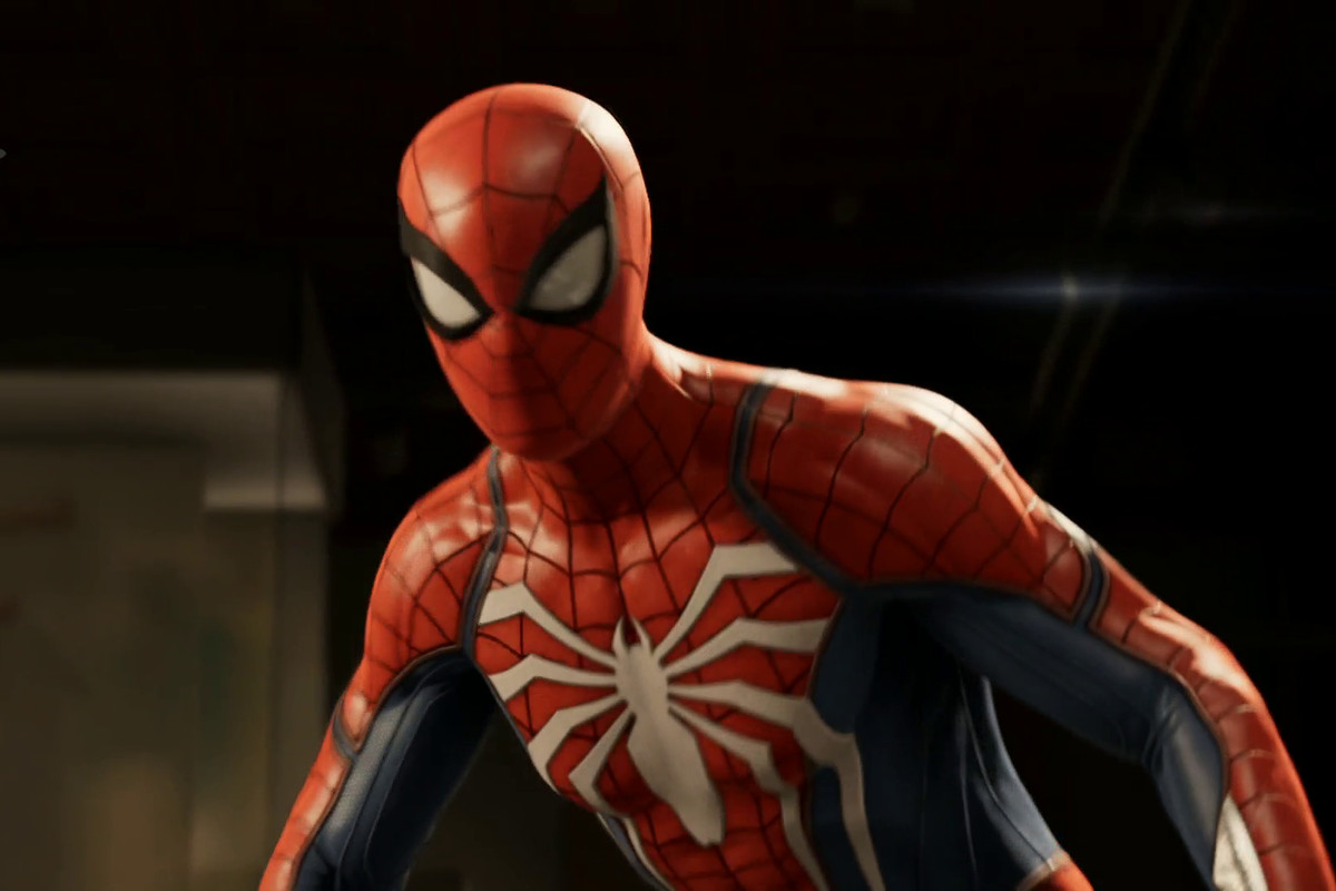 a close-up of Spider-Man in Marvel’s Spider-Man
