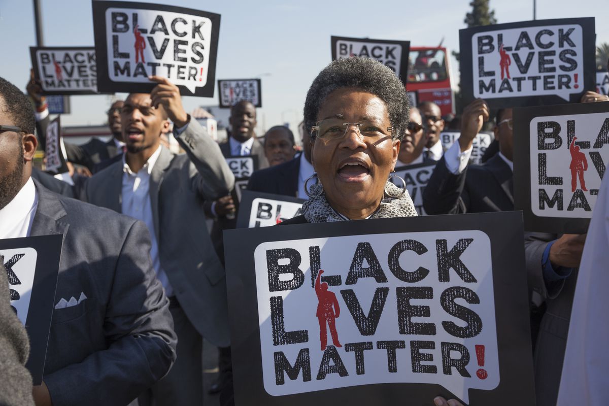 black lives matter protestors