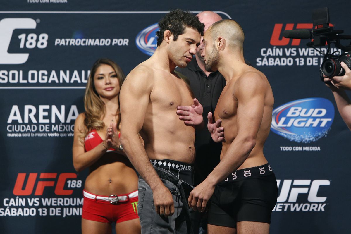 Gilbert Melendez and Eddie Alvarez will square off in the UFC 188 co-main event.