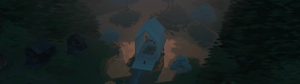 a house floating on water in Kentucky Route Zero